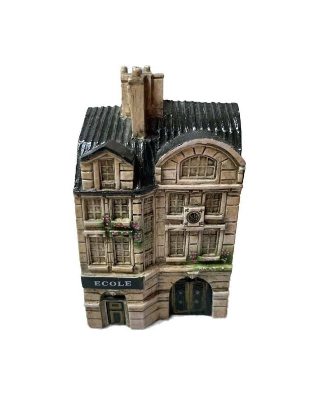 Vintage J Carlton Dominique Gault Paris Miniature ECOLE School Building 210161
